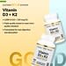 California Gold Nutrition, Vitamin D3 + K2, 60 Veg Capsules - Image 4