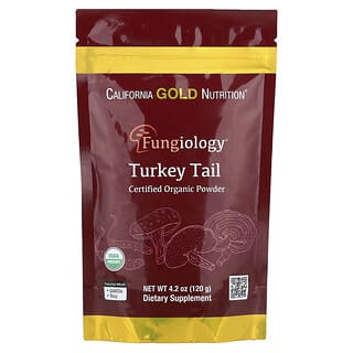 California Gold Nutrition, Fungiology®, Schmetterlings-Tramete-Pulver mit Bio-Zertifizierung, 120 g (4,2 oz.)