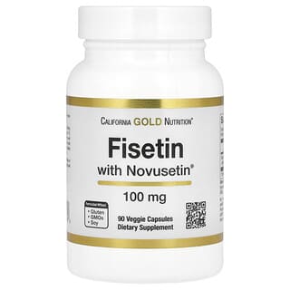California Gold Nutrition, Fisetin dengan Novusetin, 100 mg, 90 Kapsul Nabati