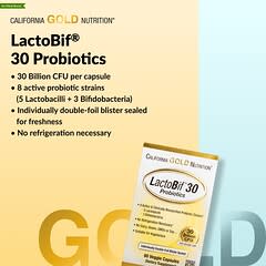 LactoBif®（ラクトビフ）30プロバイオティクス、300億CFU、ベジ