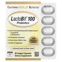 LactoBif® 100 프로바이오틱, 1,000억CFU, 베지 캡슐 60정