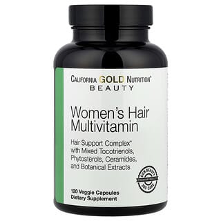 California Gold Nutrition, Beauty, Women's Hair Multivitamin, 120 Veggie Capsules