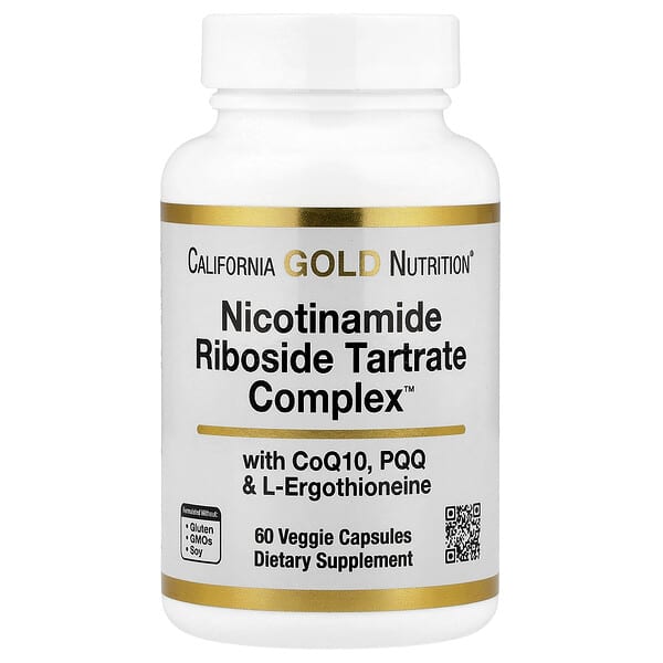 Nicotinamide Riboside Tartrate (NRT) Complex, 60 Veggie Capsules