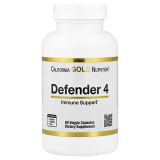 California Gold Nutrition, 機體抵抗複合物 4 素食膠囊，60 粒