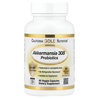 California Gold Nutrition, Akkermansia 30B, 60 Veggie Capsules