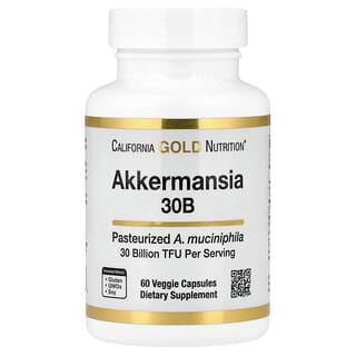 California Gold Nutrition, Akkermansia 30B, 60 Veggie Capsules