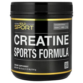 California Gold Nutrition, Sport, Creatine Sports Formula™, 514 г (1,13 фунта)