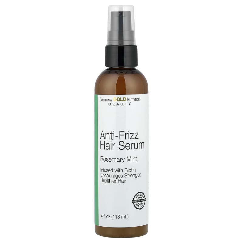 ビューティ、縮れ防止ヘアセラム、ビオチン、ローズマリーミント、118ml