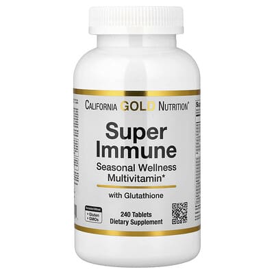 California Gold Nutrition, Super Immune, Seasonal Healthy Multivitamin, 240 Tablets