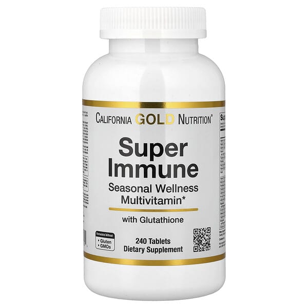 California Gold Nutrition, Super Immune，季節性健康多維生素，240 片