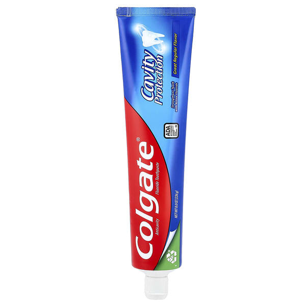 Colgate, 충치 보호, 충치 예방 불소 치약, 그레이트 레귤러, 226g(8oz)
