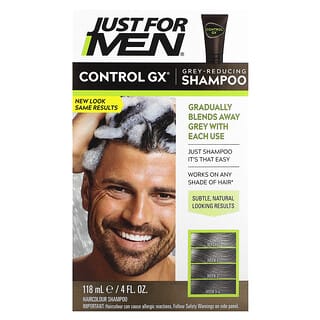 Just for Men, Control GX ، شامبو تقليل الشعر الرمادي ، 4 أونصة سائلة (118 مل)