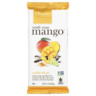 Chuao Chocolatier, Tableta de chocolate negro, Totally Tangy Mango™, 80 g (2,8 oz)
