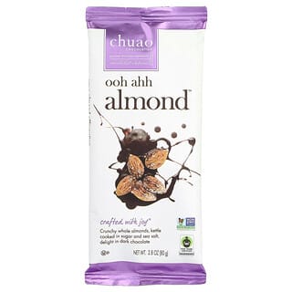 Chuao Chocolatier, Bitter Çikolata Bar, Ohh Ahh Badem™, 2,8 oz (80 g)