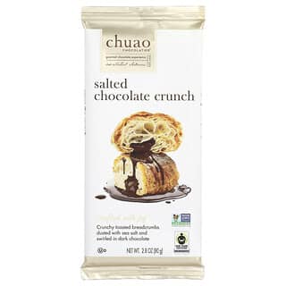 Chuao Chocolatier, Bitter Çikolata Bar, Tuzlu Çikolata Çıtırı, 2,8 oz (80 g)