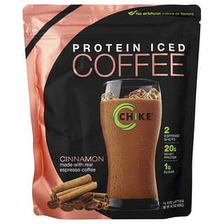 Chike Nutrition, 高蛋白质冰咖啡，肉桂味，14.8 盎司（420 克）