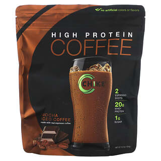 Chike Nutrition, Холодный кофе с высоким содержанием протеина, мокко, 434 г (15,3 унции)