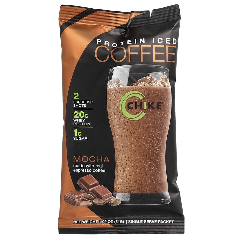 Protein Iced Coffee, Mocha, 12 Packets, 1.09 oz (31 g) Each