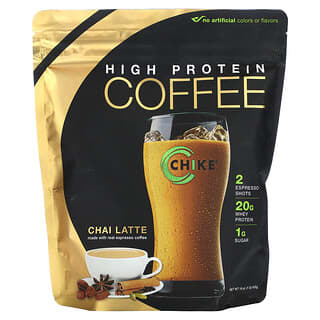 Chike Nutrition, Café riche en protéines, Chai latte, 455 g