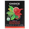 Grapefruit Honeybush Herbal Tea, Caffeine Free, 16 Tea Bags, 1.02 oz (29 g)