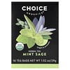 Choice Organics, 허브 차, 민트 세이지, 카페인 무함유, 티백 16개, 29g(1.02oz)