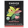 Black Tea, Picnic Peach, 16 Tea Bags, 1.12 oz (32 g)