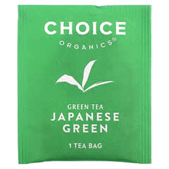 Choice Organic Teas, 綠茶，日本綠茶，16 茶包，0.92 盎司（26 克）