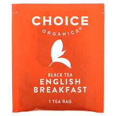 Choice Organic Teas, Black Tea, English Breakfast, 16 Tea Bags, 1.12 oz (32 g)