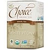 White Tea, Organic, White Peony, 16 Tea Bags, .8 oz (24 g)