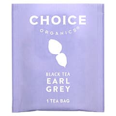 Choice Organic Teas‏, Black Tea, Organic Earl Grey, 16 Tea Bags, 1.12 oz (32 g)