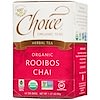 Herbal Tea, Orgánico, Rooibos Chai, Sin Cafeína, 16 Sobres, 1.27 oz (36 g)