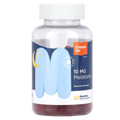 Chapter Six, Melatonin, 10 mg, 60 gummies
