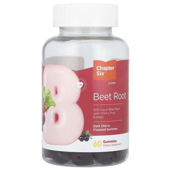 Beet Root Gummies, Dark Cherry, 60 Gummies