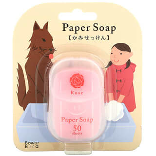 Charley, Paper Soap, Rose, 50 Sheets