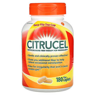 Citrucel, Thérapie aux fibres de méthylcellulose pour les irrégularités, 180 comprimés-capsules