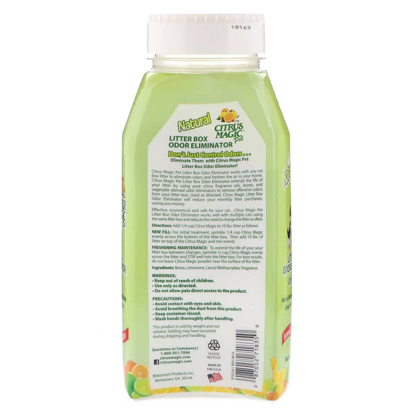 Citrus magic litter 2025 box odor eliminator