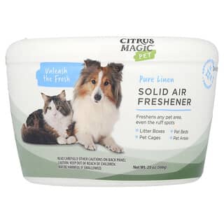 Citrus Magic, Pet, Solid Air Freshener, solider Lufterfrischer gegen Haustiergerüche, reines Leinen, 566 g (20 oz.)