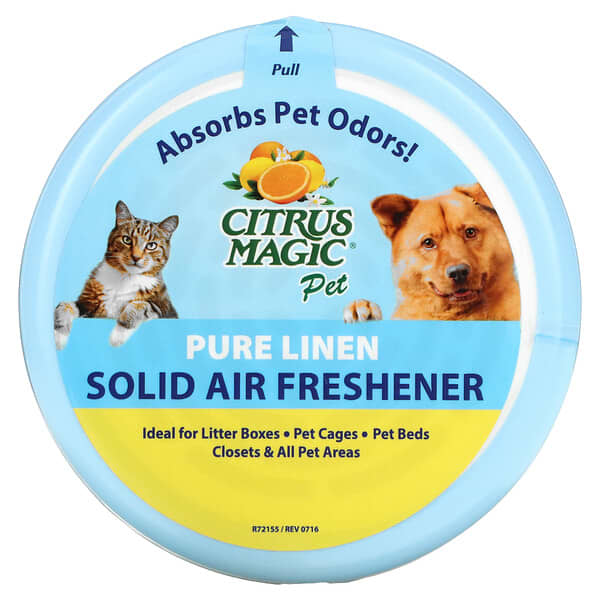 Citrus Magic, Pet, Solid Air Freshener, Pure Linen, 20 oz (566 g)