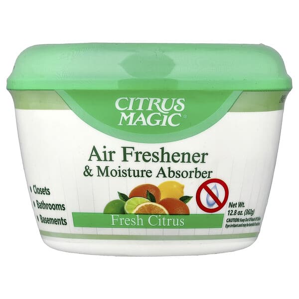 Citrus Magic, 공기 청정제 및 수분 흡수제, 프레시 시트러스, 362g(12.8oz)
