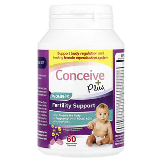 Conceive Plus, Women‘s Fertility Support, Unterstützung der Fruchtbarkeit der Frauen, 60 pflanzliche Kapseln