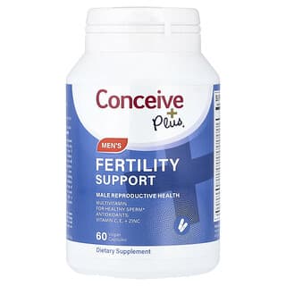 Conceive Plus, Men‘s Fertility Support, Unterstützung der Fruchtbarkeit für Männer, 60 pflanzliche Kapseln