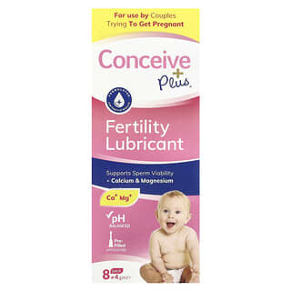 Conceive Plus, Лубрикант для повышения фертильности, 8 упаковок по 4 г