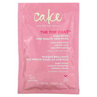 Cake Beauty, Top Coat，高亮一分钟发膜，1.69 液量盎司（50 毫升）