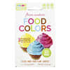 Food Colors From Nature, Multicolor, 3 sachets de poudre, 3 g chacun
