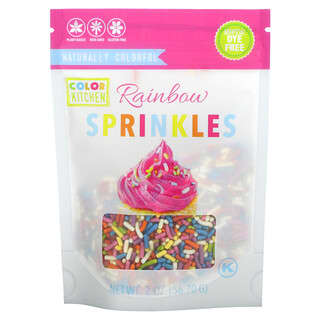 ColorKitchen, 彩虹，天然彩色糖粒，1.25盎司（35.44克）