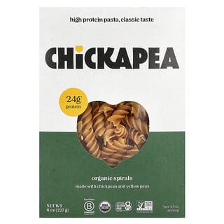 Chickapea, オーガニックフジッリパスタ、227g（8オンス）