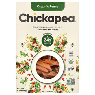 Chickapea, Penne orgánico, 227 g (8 oz)