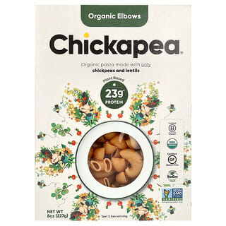 Chickapea, Codos orgánicos, 227 g (8 oz)