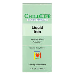ChildLife Clinicals, Liquid Iron, Natural Berry, 4 fl oz (118 ml)