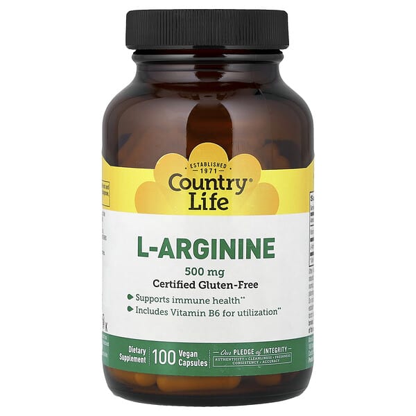 L-Arginine, 100 Vegan Capsules